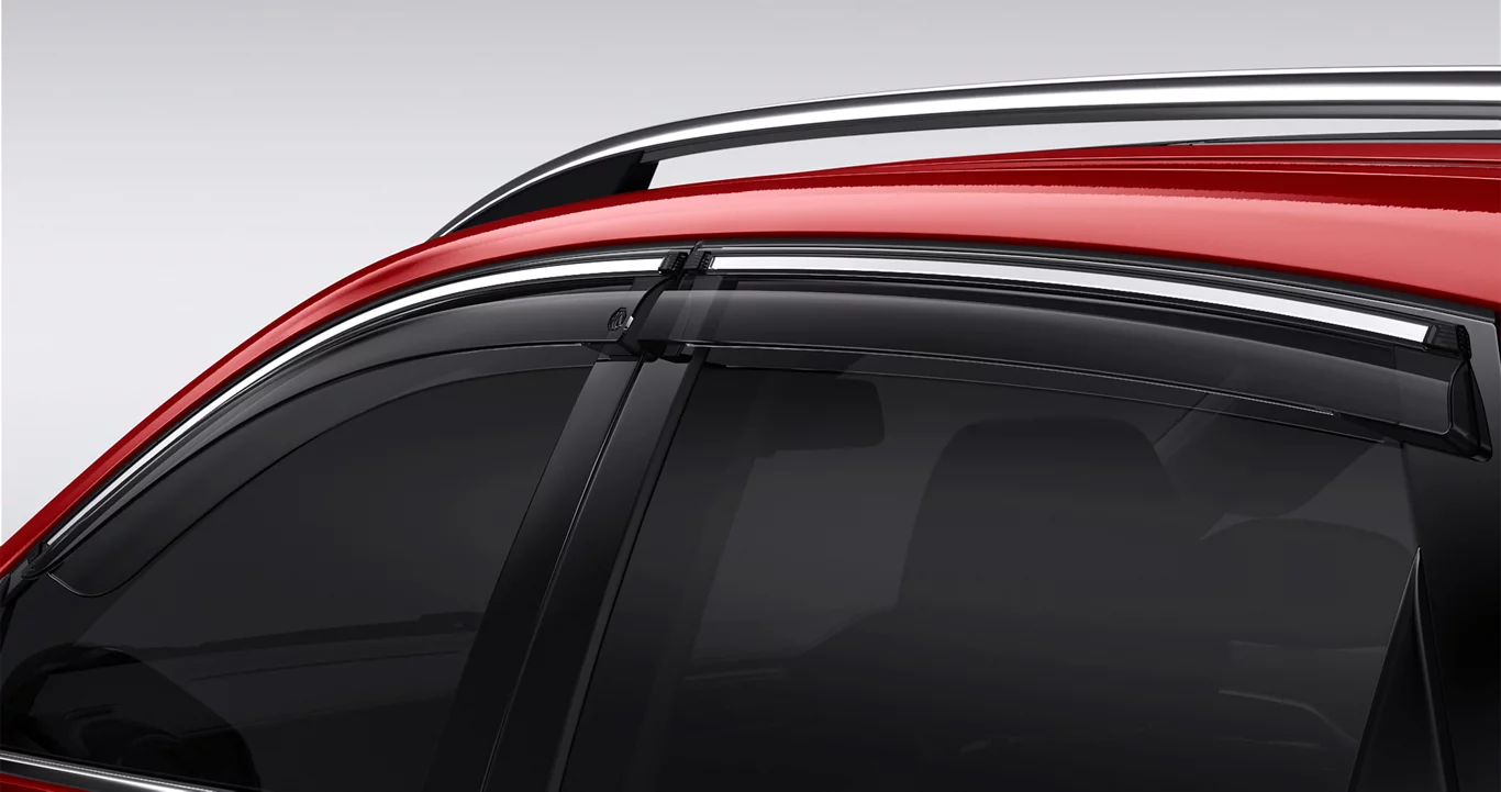 WEATHER DEFLECTOR CHROME